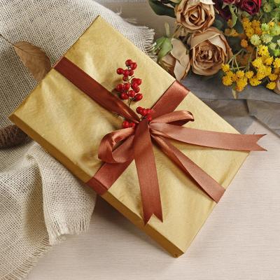 Flor impressa feita sob encomenda Rose Present Clothing de Logo Gift Wrapping Paper For