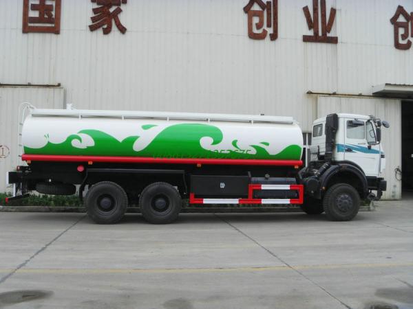 Beiben AWD off road Steel  Water Tanker Truck 6x6 With Water  Pump Bowser  For Transport Clean Drinking Water 16-18cbm