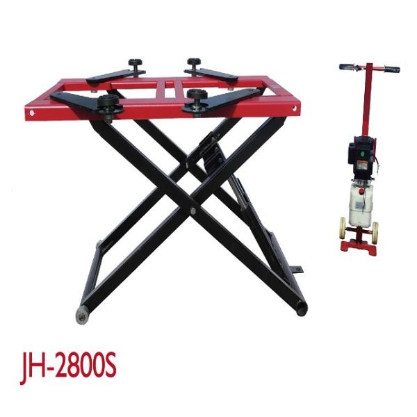 2800KG Lifting Capacity Mobile Scissor Lift , Scissor Lift Platform Dual Cylinders
