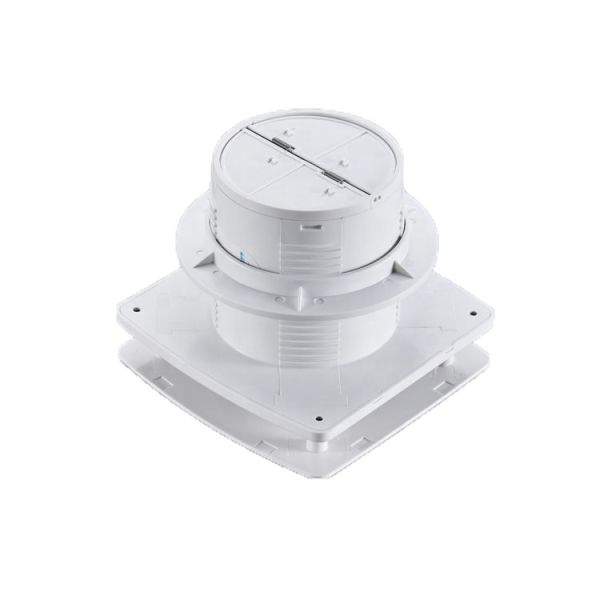 6 дюймов / 150 мм квадратный пластиковый выхлопный вентилятор с светодиодным освещением