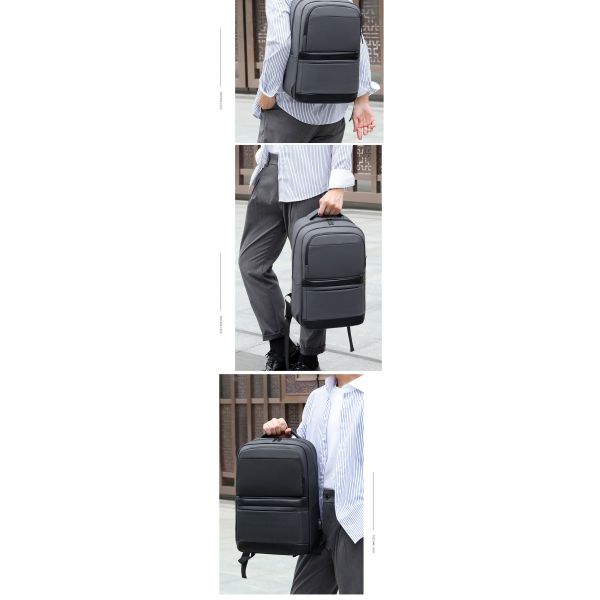 Waterproof Oxford Business Work Laptop Backpack Anti Theft USB Charging Custom Logo