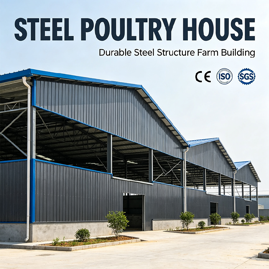 Steel Structure Building ideal for constructing warehouses distribution centers and logistics hubs with space utilization