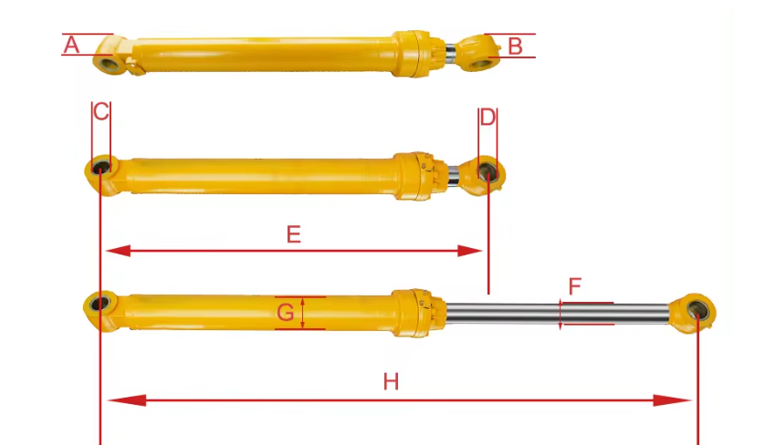 Экскаватор гидравлический цилиндр ведро цилиндр ведро трубы рукой бум цилиндр для экскаватора Pc360-7