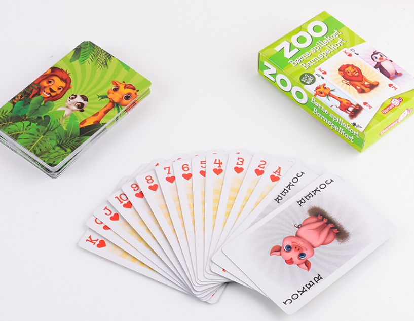 ROHS Coated Paper Card Game For Kids Personalised 63*88mm