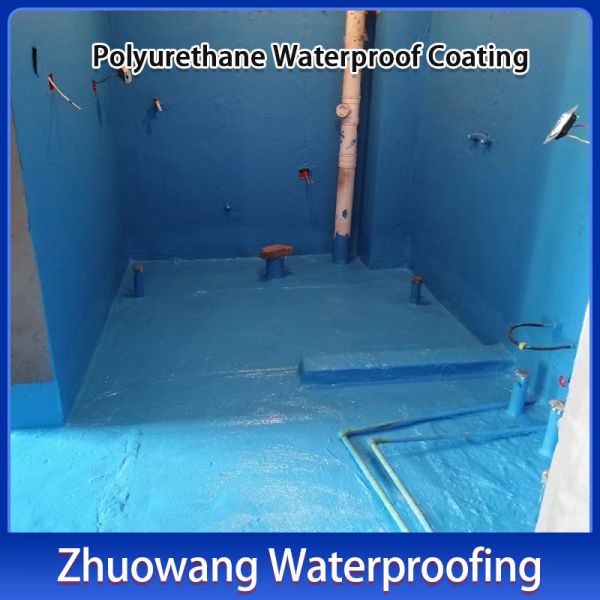 Anti Leakage Polyurethane Waterproofing Coating For Walls Roofs And Toilet Bathrooms