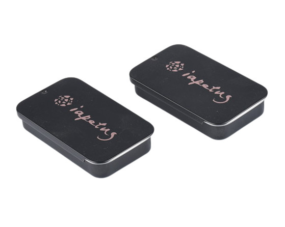 Slider Lip Gloss Tin Container Vintage Makeup Tin For Promotional Gifts