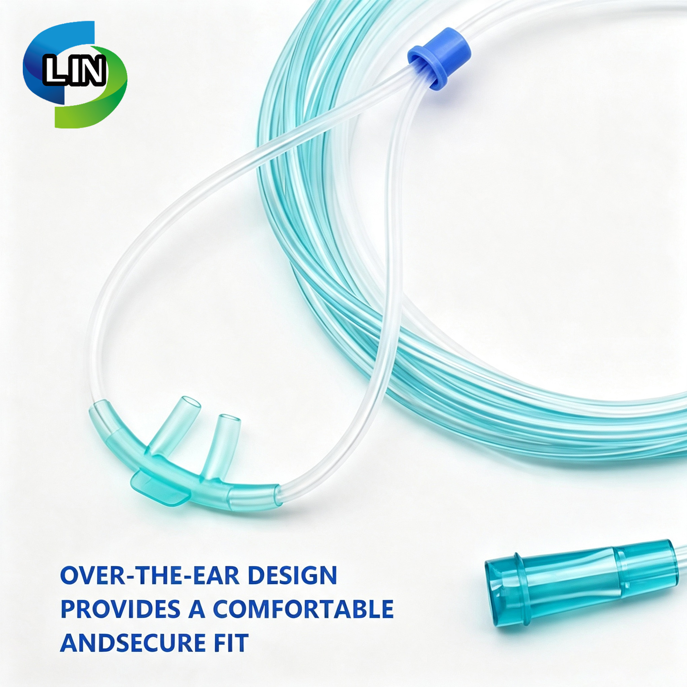 Disposable Oxygen Tube Nasal Oxygen Cannula with Medical Grade PVC CE Certified for Single Use Only