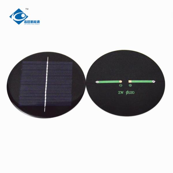 painel solar do policarbonato da eficiência elevada de 0.7W 6V para o painel solar de vidro fino transparente de dança solar dos brinquedos ZW-R120