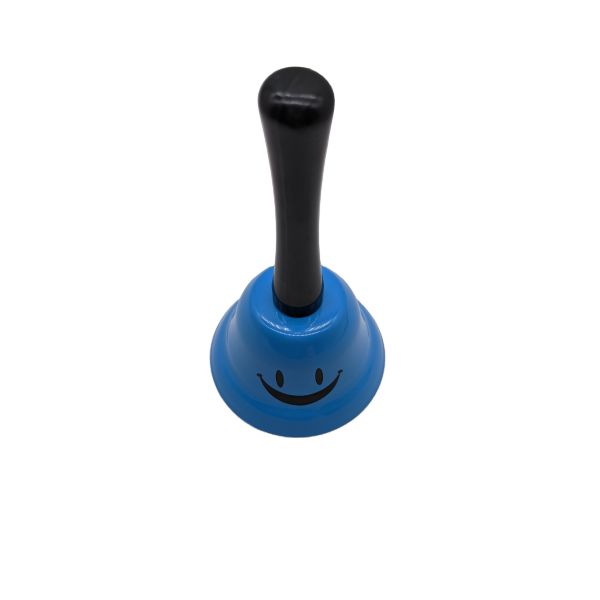 Large Loud Hand Bell for Schools Dinner Calling and Seniors Plastic Handle Iron Bell