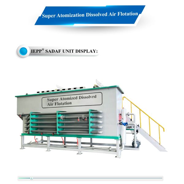 IEPP Manufacturer Factory Wastewater Treatment DAF System WWTP Gray Water Purification Machine Dissolved air Flotation Equipment
