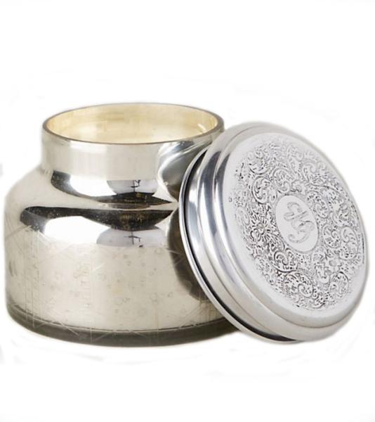Custom Candle Jar Scented Jar Candle With Metal Lids Folding Box Packaging
