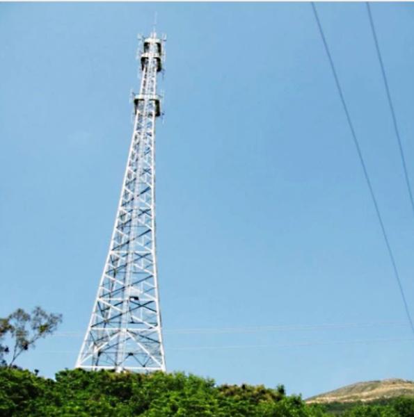 30M 45M 60M Height Telecommunication Towers Custom Design Galvanized Steel Towers