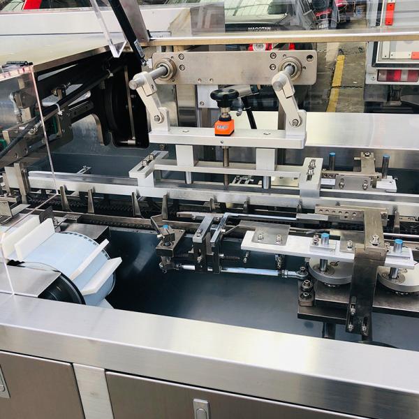 80 Box/min Pharmaceutical Cartoning Machine , 1.5KW Plastic Wrapping Machine