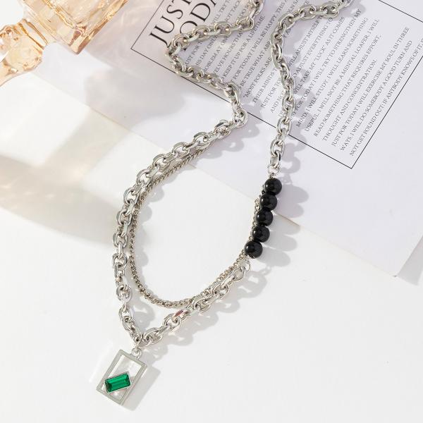 Fashion Double Layer Necklace Statement Necklace For Women Jewelry Gifts