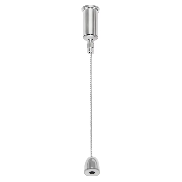 LED Adjustable Hanging Kit Brass Ceiling Cable Clip Steel Wire Rope Cable Gripper for Linear Lamp
