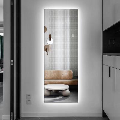 IP66 comprimento completo impermeável tapeçaria iluminada do espelho 200x80cm