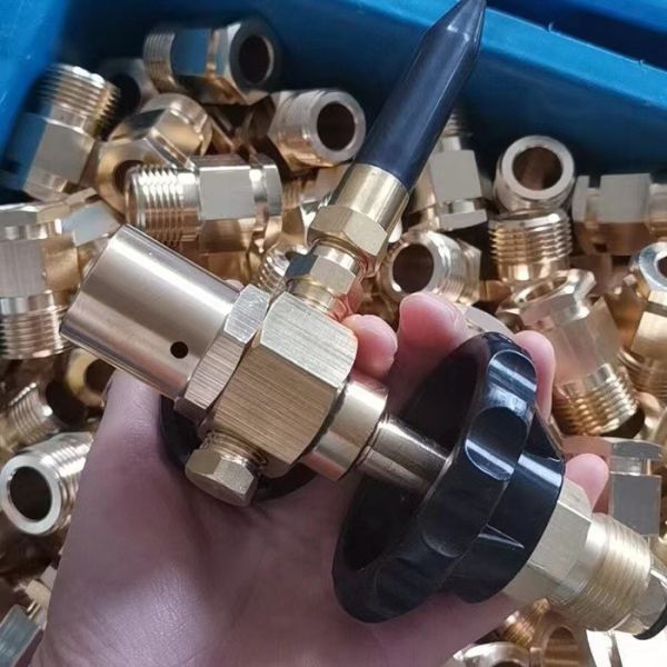 Brass Argon / CO2 MIG TIG Flow Meter Gas Regulator Gauge with Gas Hose Welding Weld