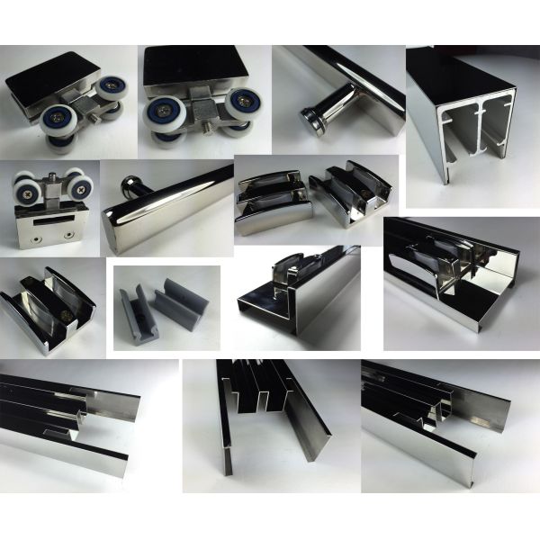 bathroom,shower room ,shower enclosure, stainless steel shower glass HS-03