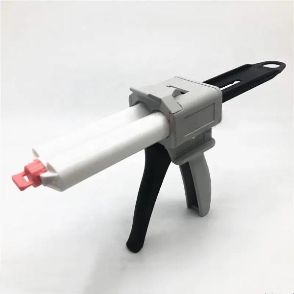 Dual Cartridge Caulking Gun for Dentistry 50ml 10 1 AB Dispensing Gun Corian Adhesive Solid Surface Dental Silicone Gun
