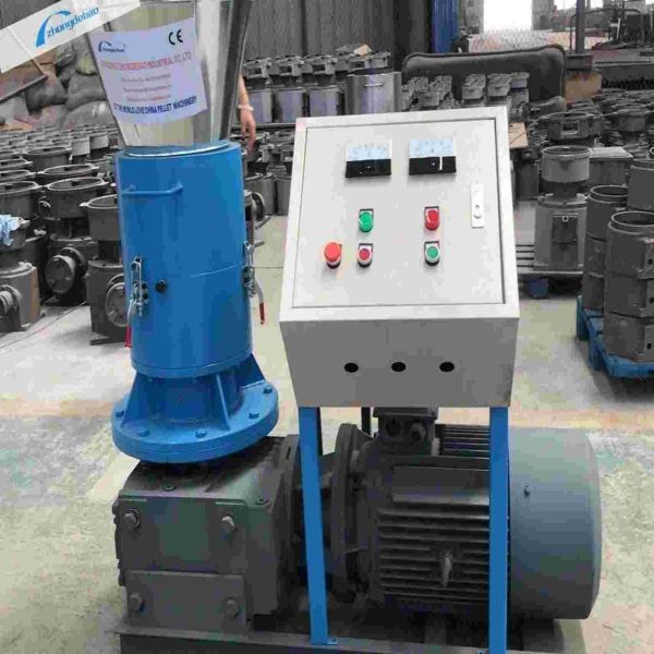 Moving Roller Wood Pellet Mill Machine 250-350 KG/H For Biomass Sawdust Pellet