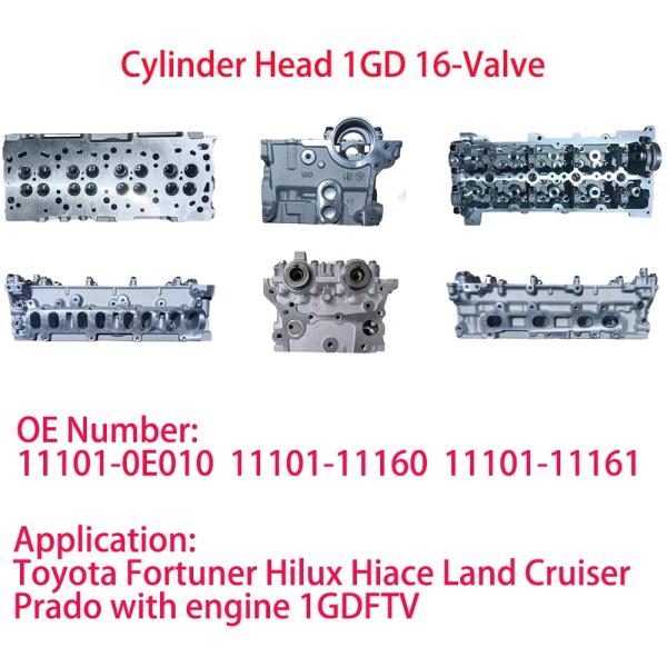 Auto Engine Parts Toyo-ta Hilux 2.4 Cylinder Heads 2002 Toyo-ta Cam-ry 2.4l Cylinder Head TOYO-TA ENGINE 2.4L 2GD Cylinder Heads