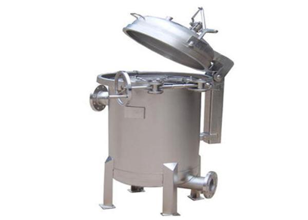 Industrial Clamp Connection Stainless Steel Bag Filter Housing For Liquid Filtration