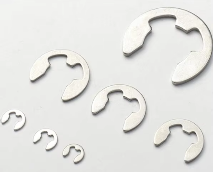 OEM Mental Stamping Part Stainless Steel E Circlip E Rings Buckle Shaped Retaining Washers