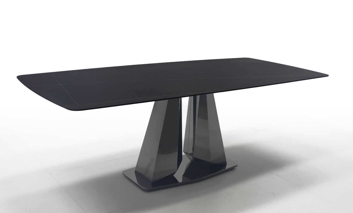 Classic Design Rectangular Shape Artificial Marble Stone Dining Room Sets Luxury Italian Furniture Dining Table