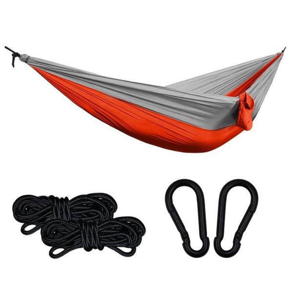 Camping Hammock with Mosquito Net, Hammocks with 13ft Tree Straps Carabiners, Automatic Quick Open Outdoor