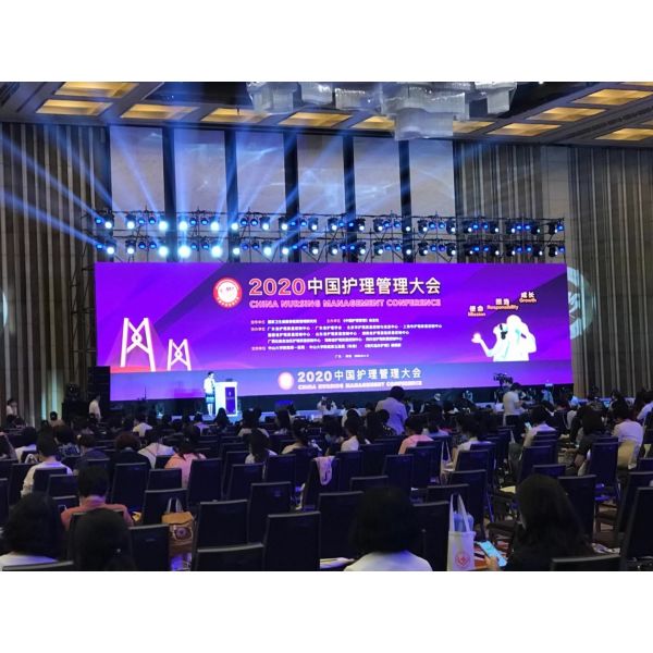 500*1000 mm cabinet and 3840 refresh rate Indoor Full Color Led Display P3.91 Stage Advertising Background