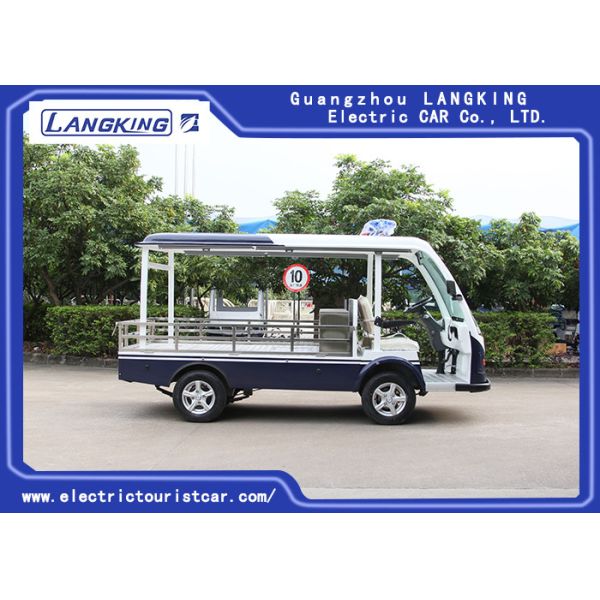 Carro bonde de serviço público do turista do grande motor de 1,2 toneladas da C.C. do espaço 72V para a fábrica