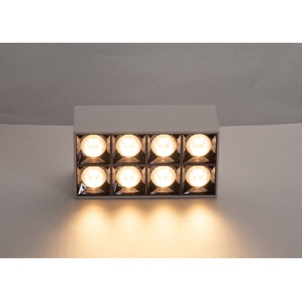 6063 Aluminum 24W OSRAM SMD5050 LED Grille Downlight