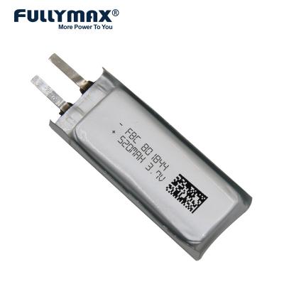801844 affichage automatique de performances de rectangle de cellules de poche de batterie de clope de 520mAh 3.7V 5A VIP E