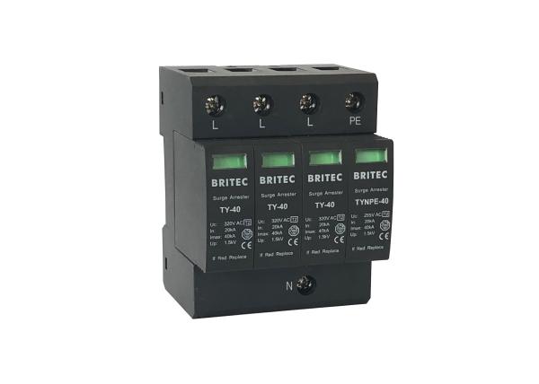 tipo Pluggable do SPD dos MOVIMENTOS 20kA - 2 exposição de estado visual do impulso 320v