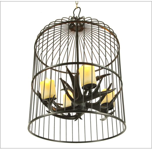 Antler dining room light Cage Chandelier Lighting For Indoor Home (WH-AC-28)