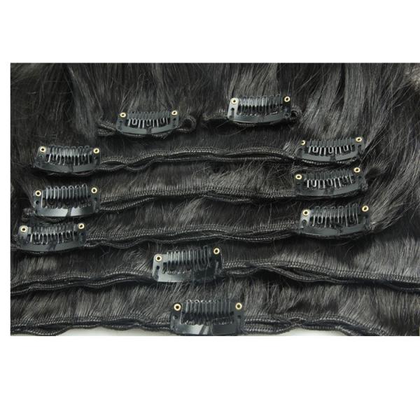 Comprimento 20 extensões as mais seguras brasileiras do cabelo para o cabelo fino, encaracolado profundo