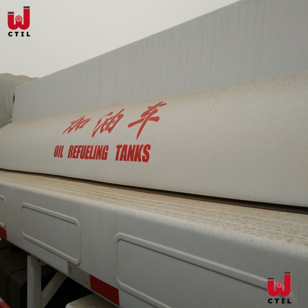 Одиночная тележка топливного бака тележки танка HOWO строки 116HP дозаправляя