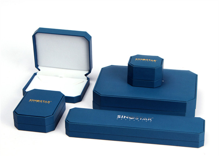 Водоустойчивый организатор шкатулки для драгоценностей серьги, голубой пластиковый ящик для хранения браслета