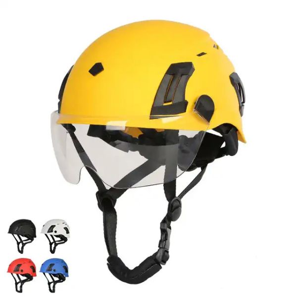 ANT5PPE ABS Casco de seguridad Minería Sombreros duros Construcción Protectoras de escalada Casco de rescate para excursiones al aire libre Sombreros para trabajadores