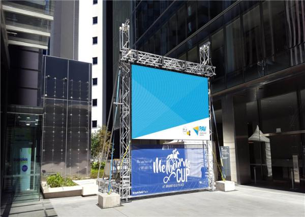 Full Color Outdoor Led Display Screen PH4.81mm For Large Format Video Displays