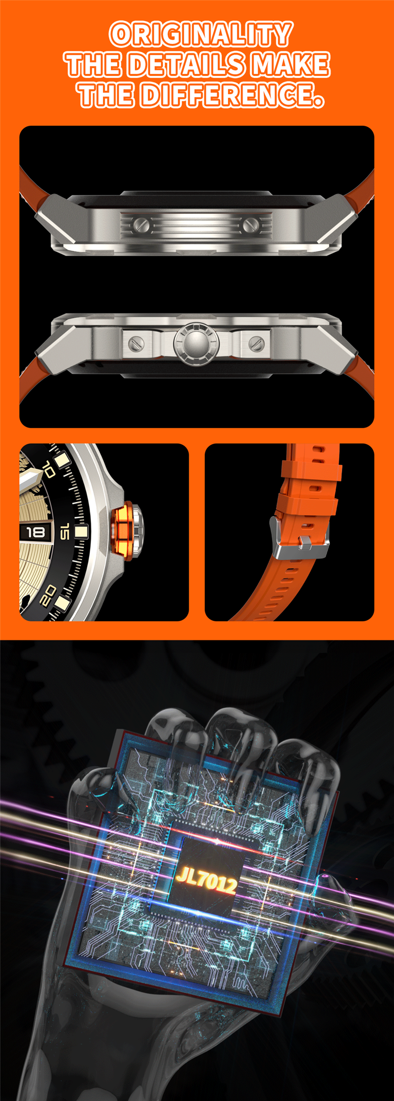 Eraysun Premium Sport SmartWatch JS50 Pro Max Men Smart Watch Electronics  Tracker Full Touch Smart Watch PK K22 Smartwatches