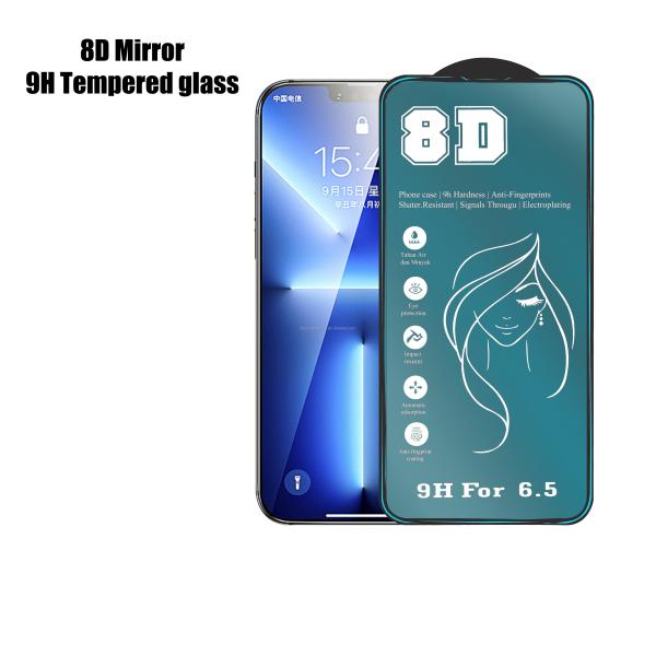 8D Mirror Effect HD Clear Screen Protector Full Covered Tempered Glass