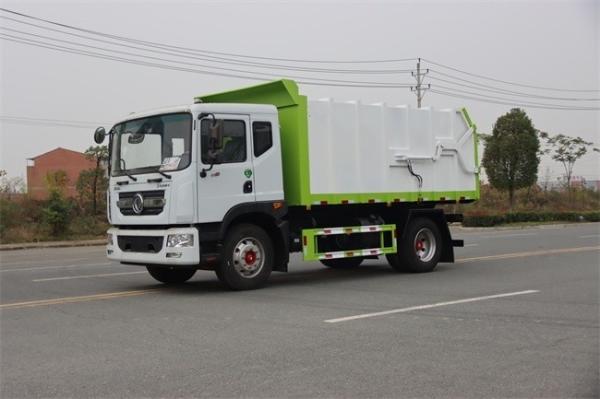 Camion poubelle à quai 8 CBM 4x2 moins cher avec ouverture hydraulique