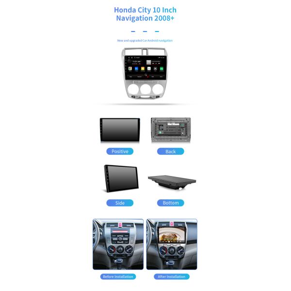 Для навигации автомобиля Bluetooth воспроизведения музыки HD города 2008+ Bluetooth Honda видео-