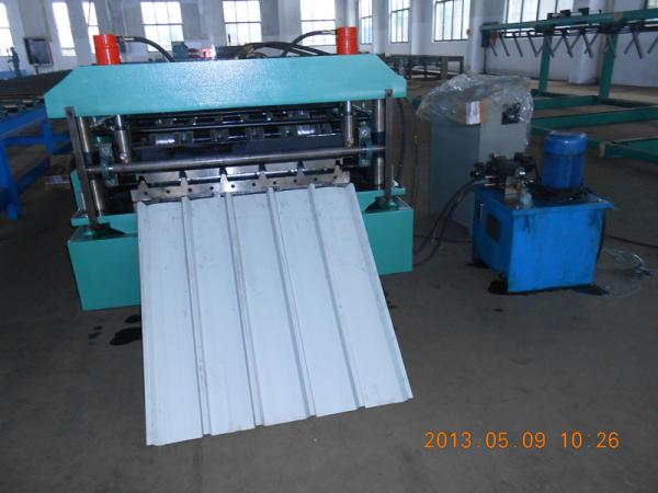 Color Steel Roof Panel Roll Forming Machine With 12-18 Forming Stations