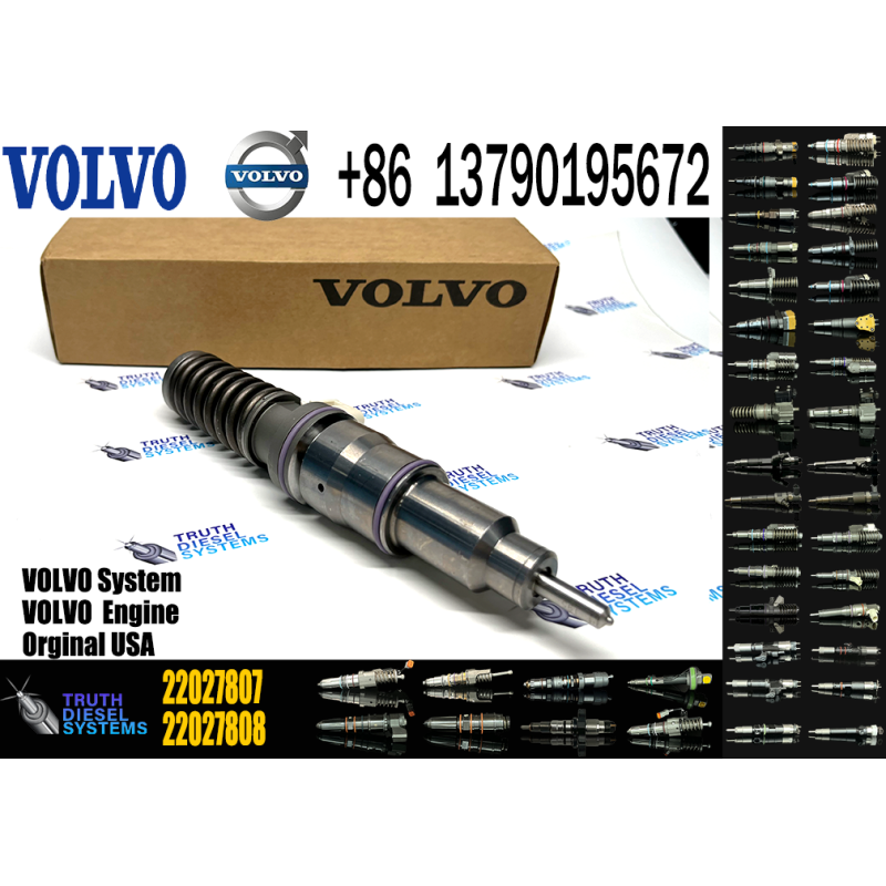 Diesel Fuel Injector Assembly 33800-84700 22027808 22027807 BEBE4B03001 Common Rail Injector Use for V-olvo Mack Fit Hyundai E3.5