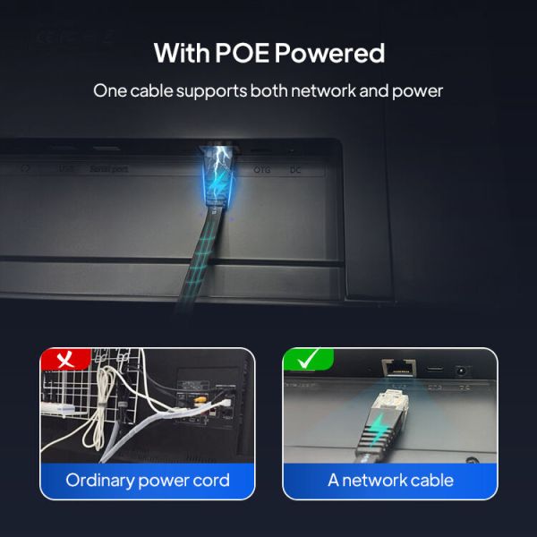 Conference Room Schedule Display Android Tablet with 13.3 Inch Display RK3568 CPU 5.0M/P Camera and Surrounding LED Light