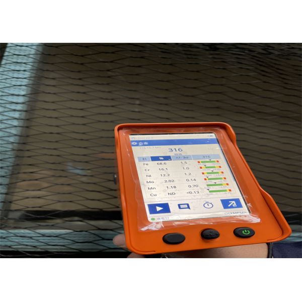 Ss316 Stainless Steel Cable Mesh Black 1.5mm Diameter 25mm Hole Size