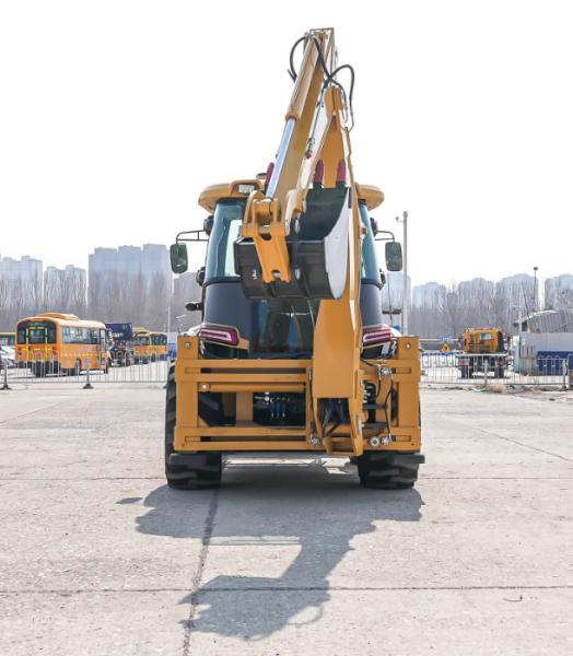 WZ40-30 Mini Backhoe Loader Hydraulic 4x4 3 Ton With Multifunction Bucket