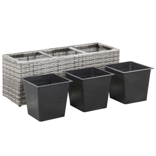 Wholesale Promotion Wicker Rattan Indoor Outdoor Patio Garden Courtyard Flower Pot Plants Stand